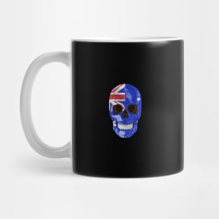 Australia Flag Skull - Gift for Australian With Roots From Australia Mug